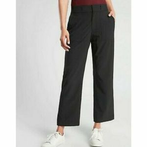 Athleta Tribeca Black Crop Athleisure Utility Pants Size 16